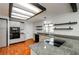Bright kitchen with granite countertops, overhead lighting, and lots of counter space at 150 Karina Pl, Canton, GA 30115