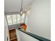 Bright landing featuring hardwood floors and a window seat for a comfortable spot at 150 Karina Pl, Canton, GA 30115