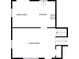 Downstairs floorplan featuring kitchen, dining area, living room, and stairs at 6296 Flamingo Way, Morrow, GA 30260