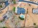 Expansive aerial view of the property showcasing the home, pool, and surrounding landscape, near the neighborhood at 102 Rosebury Dr, Canton, GA 30115