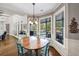 Breakfast nook area with great natural light overlooking the backyard at 102 Rosebury Dr, Canton, GA 30115