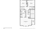Upstairs floor plan featuring bedrooms, laundry room, bathrooms, and primary bedroom with closet at 220 Ashley Se Ln # 19, Smyrna, GA 30080
