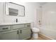 A charming bathroom with modern fixtures, a bathtub, and a stylish vanity at 594 Waynes Se Ct, Atlanta, GA 30354