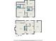 Detailed floor plan showcasing the layout of the two-story home at 594 Waynes Se Ct, Atlanta, GA 30354