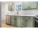 Charming kitchen featuring stainless steel appliances and modern countertops at 594 Waynes Se Ct, Atlanta, GA 30354