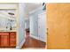 View of the entryway into the home showcasing the hardwood floors and light-colored walls at 799 Hammond Dr # 305, Atlanta, GA 30328