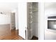 Pantry with adjustable wire shelving and storage at 1931 Amber Dawn Way, Lawrenceville, GA 30043