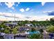 Outdoor venue with a large crowd gathered for an event, surrounded by trees and buildings at 318 Sandy Springs Cir # 220, Sandy Springs, GA 30328