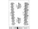 Architectural drawing of exterior elevation showing multiple units and building structure details at 304 Trecastle Ln # 28, Canton, GA 30114