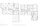 Combined first and second floor plans showing layout with bedrooms, living spaces, and garage at 511 Newburgh Way, Roswell, GA 30075