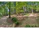 Serene backyard surrounded by mature trees, offering privacy and a natural setting at 1762 Nancy Creek Bluff, Atlanta, GA 30305