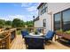 Outdoor space with wood deck, barbecue grill and plenty of room to entertain at 416 Telfair Way, Canton, GA 30115