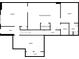 Basement floor plan featuring a large recreation room, various rooms, hall, and walk-in closet at 4190 Haynes Mill Nw Ct, Kennesaw, GA 30144