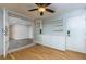 Sunroom showcasing wood-look flooring, access to more living spaces, and ample storage at 80 Adrian Pl, Atlanta, GA 30327