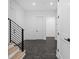 Hallway features stylish herringbone floors and access to multiple rooms at 819 Loridans Ne Dr, Atlanta, GA 30342