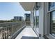 Open air balcony with city views and a neutral gray floor at 2500 Peachtree Nw Rd # 605S, Atlanta, GA 30305