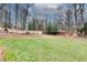 A spacious green backyard with a shed, wooden fence, and potential for gardening or recreation at 2722 Oswood Dr, Tucker, GA 30084