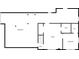 Basement level floor plan with a bedroom, bathroom, and recreation room at 2722 Oswood Dr, Tucker, GA 30084