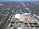 Overhead shot displaying the building's connectivity near I-20 at 1253 Caroline Ne St, Atlanta, GA 30307