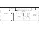 Upstairs floor plan showing a Primary bedroom, bathroom, hall, walk-in closet, and second bedroom at 4740 Cypress Commons, Atlanta, GA 30338