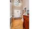 Open foyer boasts hardwood flooring and a soaring ceiling with natural light at 1394 Meadow Springs Dr, Lilburn, GA 30047