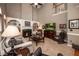 Spacious living room boasts a soaring ceiling, fireplace, and comfortable seating, ideal for relaxation at 1394 Meadow Springs Dr, Lilburn, GA 30047
