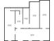 Basement floor plan displaying multiple rooms with varying dimensions at 30 Magnolia Dr, Oxford, GA 30054