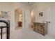 Bedroom room featuring stylish décor, built-in shelving, and easy access to an ensuite bathroom at 505 Rocking Porch Way, Woodstock, GA 30189