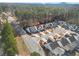 Aerial perspective showing the property within a well-planned community, surrounded by lush greenery and convenient roadways at 1078 Amarose Ln, Marietta, GA 30066