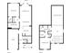 Complete floor plan of home featuring the first and second floors with layout details at 184 Darbys Crossing Ct, Hiram, GA 30141