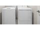 This laundry room features a newer washer and dryer at 1733 Lansmere Sw St, Marietta, GA 30008