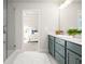 Elegant bathroom featuring walk-in glass shower and modern vanity, providing a functional and sophisticated space at 4200 Cavalier Way, Duluth, GA 30097