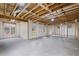 Unfinished basement with exposed framing and insulation, and visible utilities at 331 Terrell Sw Dr, Marietta, GA 30064