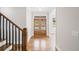Entryway featuring hardwood floors and a clear view of the double front doors at 331 Terrell Sw Dr, Marietta, GA 30064