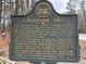 Close-up of the historical marker sign describing Cheatham Hill at 331 Terrell Sw Dr, Marietta, GA 30064