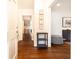 Elegant foyer featuring hardwood floors, decorative accents, and a glimpse into adjoining rooms at 2466 Sharondale Ne Dr, Atlanta, GA 30305