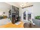 Bright breakfast nook featuring coffee bar, hardwood floors, and French doors to the outside deck at 271 Double Gate Ct, Sugar Hill, GA 30518