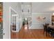 Bright foyer with hardwood floors, high ceilings, and a view of the living spaces with an open floor plan at 2773 Saddle Horn Place Southwest Pl, Snellville, GA 30039