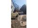 Shows a concrete driveway leading to the property, surrounded by foliage at 1385 Womack Ave, Atlanta, GA 30344