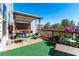 Inviting deck is furnished with outdoor seating, a canopy, and a view of the neighborhood at 3185 Quinn Pl, Atlanta, GA 30341