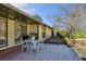 Outdoor patio with seating, ideal for al fresco dining and entertaining near the home at 541 Buckingham Cir, Marietta, GA 30066