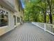 Spacious back deck perfect for entertaining with views of a private wooded yard at 1430 Watercove Ln, Lawrenceville, GA 30043