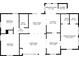 Detailed floor plan showcasing the layout of the home's rooms and dimensions at 1830 Jan Hill Ne Ln, Atlanta, GA 30329
