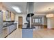 Updated kitchen with stainless steel appliances, granite countertops and open concept floor plan at 1830 Jan Hill Ne Ln, Atlanta, GA 30329