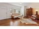 Bright living room with hardwood floors and stylish furniture arrangement at 1830 Jan Hill Ne Ln, Atlanta, GA 30329