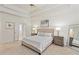 Spacious Main bedroom with tray ceilings, plush carpet, and soft, neutral decor at 6275 Glen Oaks Ln, Atlanta, GA 30328