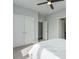 Bedroom with a large closet, white doors, neutral walls, and carpeted flooring at 1226 Chelsea Nw Cir, Atlanta, GA 30318