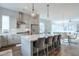 Open kitchen featuring stainless steel appliances, center island with seating, and pendant lighting at 1226 Chelsea Nw Cir, Atlanta, GA 30318