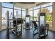 Well-equipped fitness center with state-of-the-art equipment and panoramic city views provides an inspiring workout environment at 270 17Th Nw St # 3905, Atlanta, GA 30363
