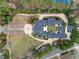 Expansive estate features a circular driveway, lush landscaping, and a central courtyard at , Roswell, GA 30075